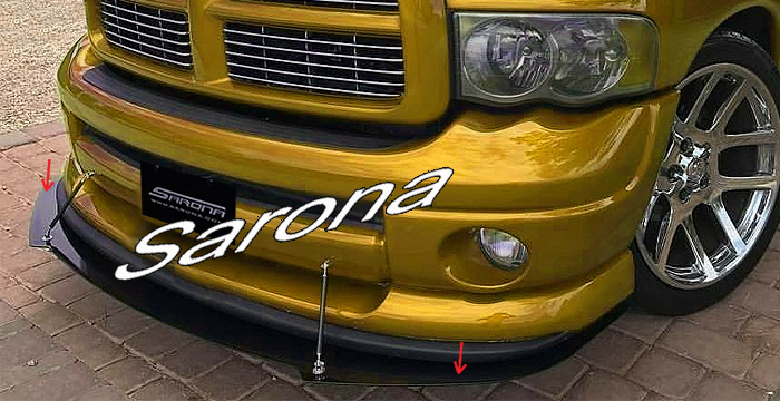 Custom Dodge Ram  Truck Front Lip/Splitter (2002 - 2005) - $450.00 (Part #DG-031-FA)